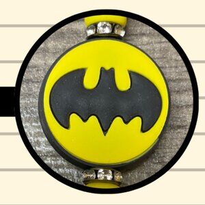 Handmade Beaded Batman Symbol Pen